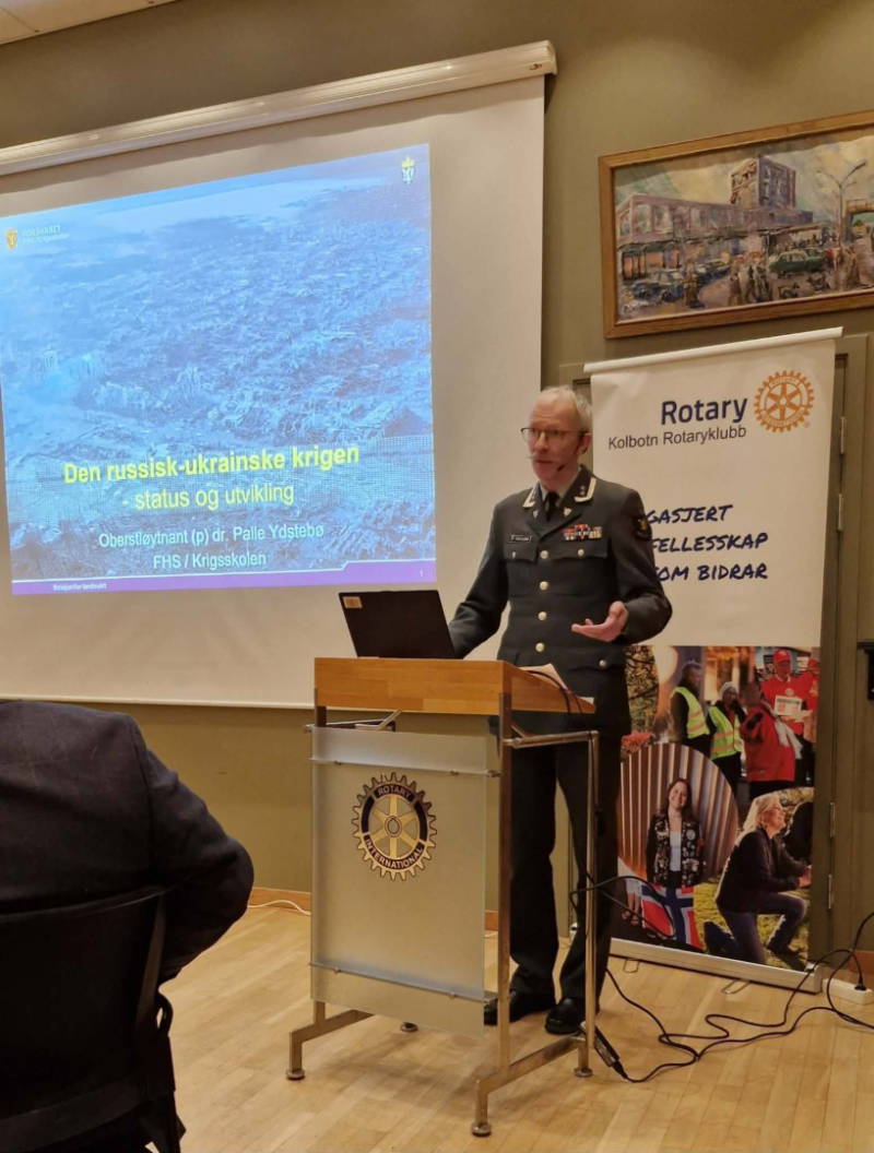Foredrag: Situasjonen i Ukraina v / Palle Ydstebø